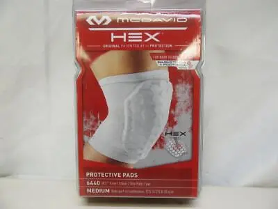 McDavid 6440 Hexpad Knee Or Elbow White Medium Volleyball Basketball Football • $15.29