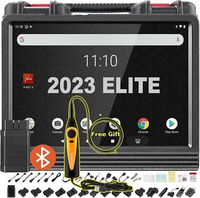 $729 • Buy 2023 LAUNCH X431 Pros V + Elite Bidirectional Car Diagnostic Scanner Key Coding