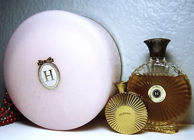 Vintage CHANTILLY PERFUME & POWDER - Chantilly Mini Round Gla • $99