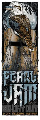 Pearl Jam - 2014 - Melbourne - Rhys Cooper - Concert Poster - Eddie Vedder  • $341.92