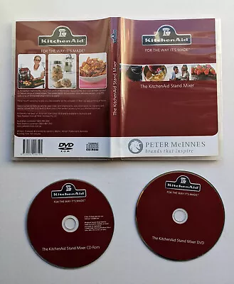 The KitchenAid Stand Mixer Recipes (DVD & CD ROM) Kitchen Aid KSM150 K5 Deluxe • $9.85