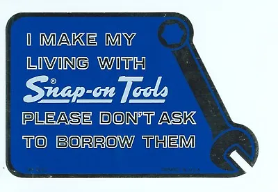 NEW Vintage Snap-on Tools Snap On Tool Box Sticker Decal Man Cave Old 60s SM325C • $28.58