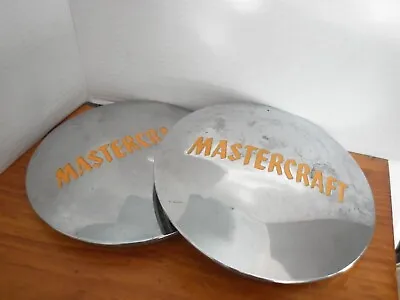 Set Of 2 Vintage Mastercraft Hub Caps Dog Dish Style Boat Trailer  • $99.95