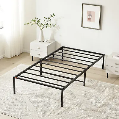 VEVOR Twin Size Bed Frame 14 Inch Metal Bed Frame Platform 600 Lbs Noise Free • $56.99