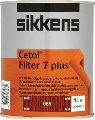 £47.72 • Buy Sikkens SIKCF7PT 1L Cetol Filter 7-Plus Translucent Woodstain Teak