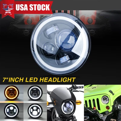 $25.99 • Buy 7''inch LED Headlight DOT For Yamaha V-Star XVS 650 950 1100 Classic Stryker