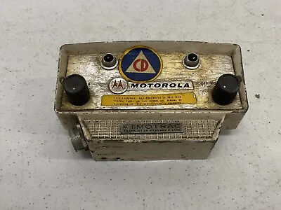 Vintage Motorola Motrac Research FM Radio Control Head 2-Way Mobile Police Car • $59.99