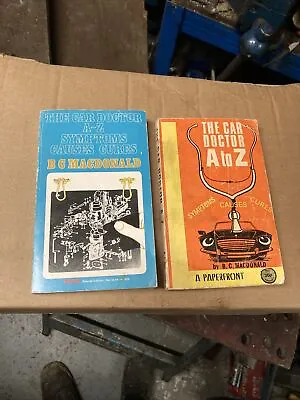 The Car Doctor A To Z Books X2 By B.C.Macdonald Car Repair Manual Mini Morris • £10