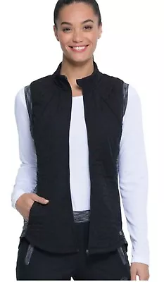 DICKIE’S WOMEN’S QUILTED VEST. Style DK510. Black W/ Gray. NWT Size Small (A19) • $28