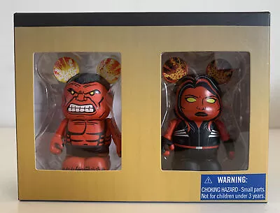 Disney Vinylmation Marvel Red Hulk And Red She-Hulk LE 1500 • $6.99