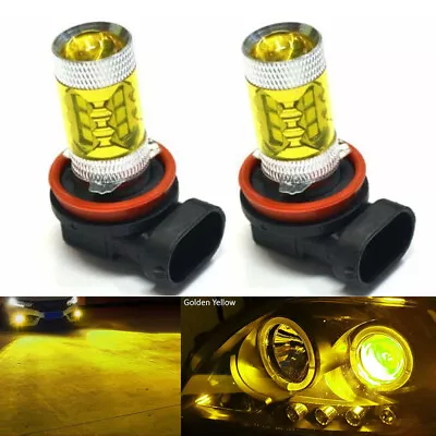 H11/H8 LED Bulbs 3500K Golden Yellow Super Bright Fog Light DRL Light High Power • $9.49