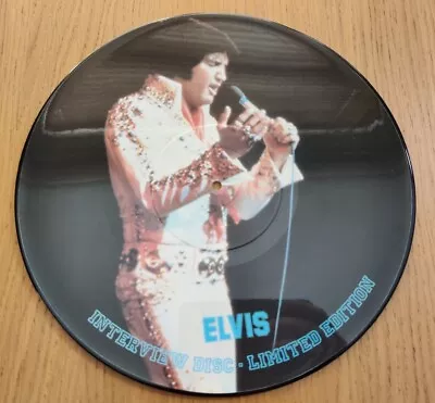 Elvis Picture Disc Interview Madison Square Garden 12  Vinyl Record • £5
