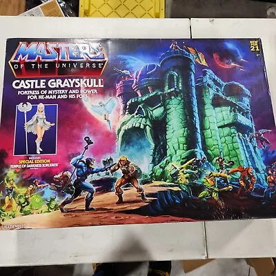 NEW Mattel Masters Of The Universe Origins Castle Grayskull 2021 Playset Box Dmg • $90