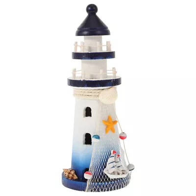  Light Pull Nautical Theme Lighthouse Ornament Ornaments Decorate • £16.59