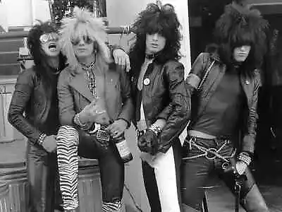 Motley Crue In Hollywood 1981 Photo Print Poster Vince Neil Tommy Lee Sixx Mars • $19.99