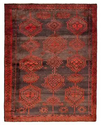 Traditional Vintage Hand-Knotted Carpet 5'3  X 6'6  Wool Area Rug • $282