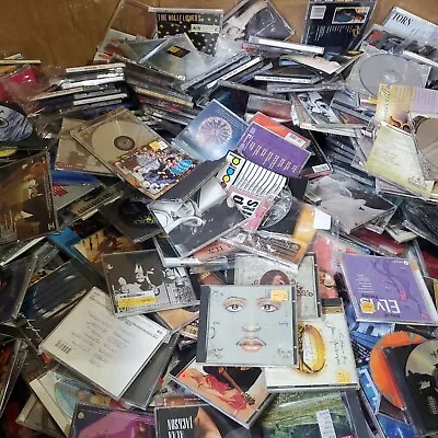 LOT Of 50+ Used ASSORTED CDs  50+  Bulk CDs- Used CD Lot  Wholesale CDs In Cases • $22.99