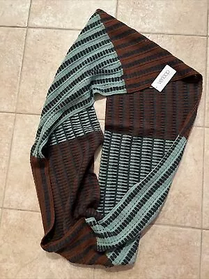 NEW NWT Verloop Knits Mint Chocolate Infinity Scarf $64 • $25.27