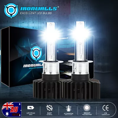 H1 LED Headlight Bulbs High/Low Beam For Mazda 6 2002 2003 2004 2005 2006 2007 • $31.99