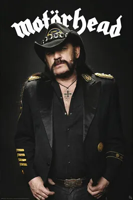 Motorhead - Music Poster (Lemmy Kilmister / Motörhead) (Size: 24  X 36 ) • $12.99