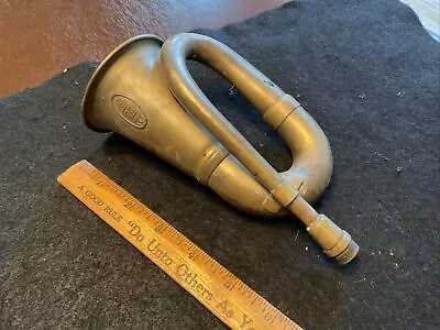 Amthor Antique Vintage Brass Car Horn Original Condition Cyclist 7” In Length • $7.99