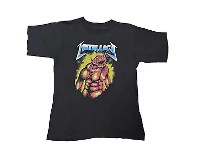 Metallica Shirt Men's S 1980s Vintage Jump In The Fire Demon Free Shipping Black • $1500