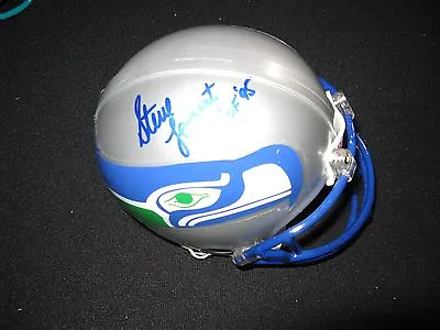 Steve Largent Seattle Seahawks Signed Mini Helmet PSA • $75