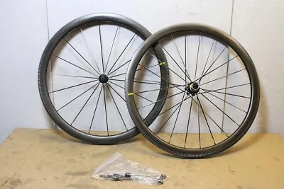 MAVIC COSMIC PRO CARBON SL UST RIM Shimano Free 11s Tubeless Carbon Wheel Set • $900