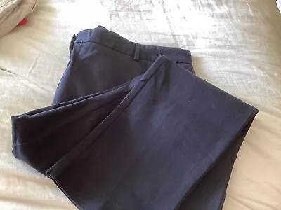 Marks And Spencer 22L Navy Trousers Used • £5