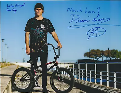 DENNIS ENARSON Signed 8.5 X 11 Photo BIKING X Games BMX FREE SHIPPING • $42.49