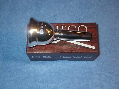 GRIEGO CS1 CUSTOM SILVER PLATED BASS TROMBONE MOUTHPIECE - NEW OLD STOCK In BOX • $149.99