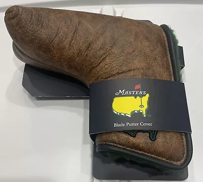 Masters Golf Leather Blade Putter Cover Augusta National Links & Kings New • $202.39