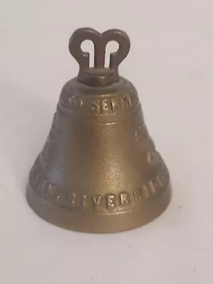 Early MISSION INN Riverside CA California BRONZE BELL Brass Souvenir Historical • $49.99