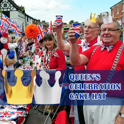 $5.34 • Buy 10Pcs Paper Crown Hats Birthday Party Prince Princess Cap Q4T9 Crowns Hat L6Y1