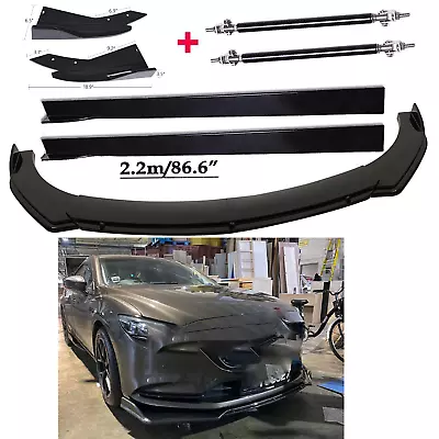 Front Bumper Spoiler Diffuser Side Skirt Splitter Rear For Mazda 6 2003-2021 • $129.99