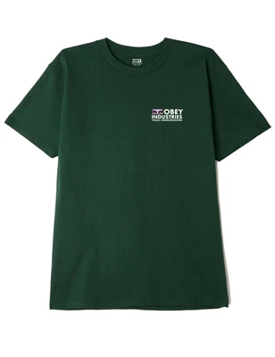 £41.50 • Buy Obey Clothing Men's Visual Communications Tee - Forest Green