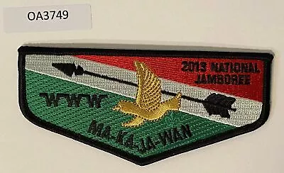 Boy Scout OA 40 Ma-Ka-Ja-Wan Lodge 2013 National Jamboree Flap • $10