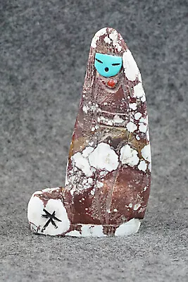 Corn Maiden Zuni Fetish Carving - Sandra Quandelacy • $165