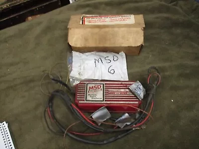 MSD 6A IGNITION BOX MODULE Model 6200 Camaro Nova Cuda Gto 442 Ford Chevy Dodge • $76.99