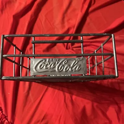 Vintage Coca Cola Metal 24 Bottle Carrier • $30