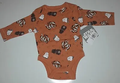 Baby Gap Star Wars Halloween Chewbacca/Darth Vadar/R2-D2 Bodysuit 0-3 Months NWT • $11.60