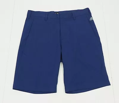 Adidas Golf Dark Blue Performance Blend Flat Golf Shorts Mens 32 • $9.99