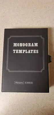 Sears Kenmore Sewing Machine Monogram Templates • $15.99