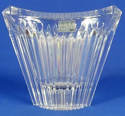 Mikasa Slovenia Crystal Meridian Pocket Vase 6  Tall • $20.99