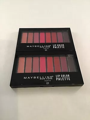 Maybelline New York Lip Color Palette 01 Nude To Wine Lot Of 2 • $9.99