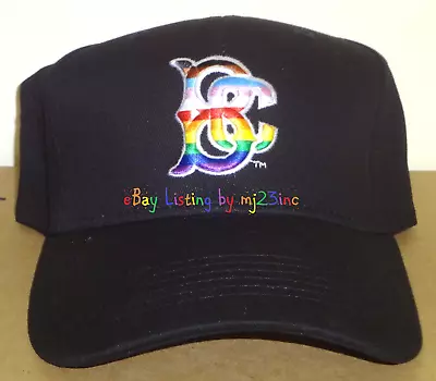 Brooklyn Cyclones Pride Night Rainbow Flag Hat Lbgtq Baseball Cap New York Mets  • $22.97