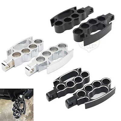 CNC Forward Controls Foot Pegs Floorboard Fit For Harley Softail Road Glide Dyna • $17.18