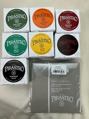 Pirastro Perpetual Violin Strings Set 4/4 Platinum E  Free Rosin 2024 Special  • $124.50