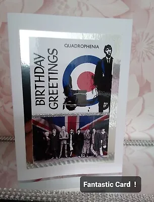 Mods Scooter Northern Soul Birthday Card. QUADROPHENIA • £4.25