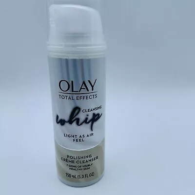 $10.95 • Buy OLAY TOTAL EFFECTS CLEANSING WHIP POLISHING CREME CLEANSER ANTI AGING 5 Oz 
